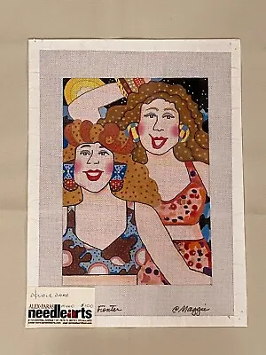 Maggie & Co Needlepoint Hand-Painted Canvas Jerry Fenter M-460 Double Dare-New • $166