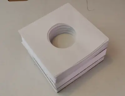 200 White Paper 7  Inner Record Sleeves 45 RPM Acid Free Medium Weight Paper • $21