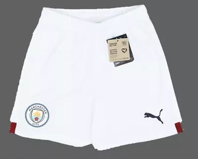 New Manchester City 7-8 Years Boys Football Shorts Man • £17.99