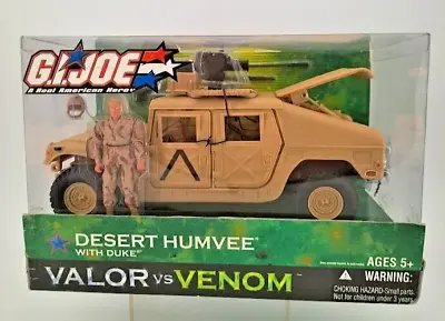 2004 Hasbro G.I. Joe Dessert Humvee With Duke • $120