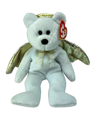 £3.99 • Buy Ty Beanie Babies  - Halo 2 The Angel Bear With Gold Wings Soft Toy 