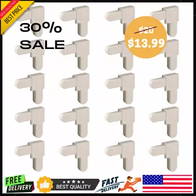 20Pcs White Plastic Replacement Corners For Mobile Home Screen Frames 1/4 X5/8  • $12.34