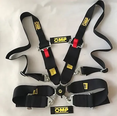 Universal Black 4 Point Camlock Quick Release Seat Belt Harness For OMP Racing • $77.98