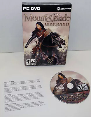 Mount And Blade Warband Pc Dvd-rom • $4.39