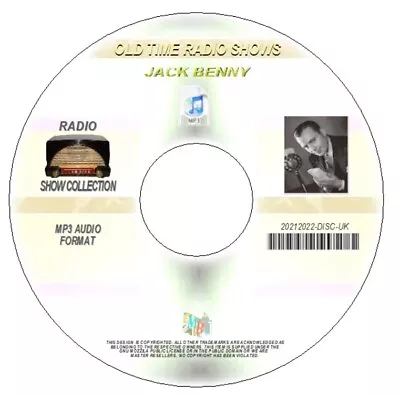 Jack Benny 115 Old Time Radio Shows Otr On Mp3 Dvd • £5.55