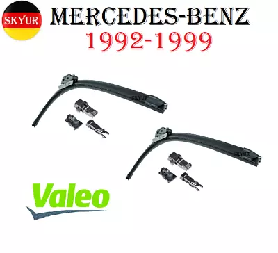 Windshield Wiper Blade Left & Right Side For 92-99 Mercedes-Benz Vehicles VALEO • $77.33