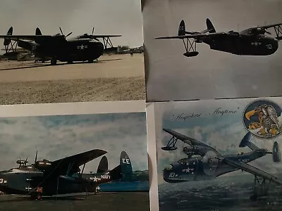 Mariner Martin PBM Collection Of 4 Sharp Photos 8x11 Of Plane REDUCED PRICE • $13.95