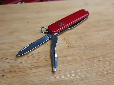 Victorinox 74mm Executive Rostfrei Multi-Tool SAK Retired Red Very Nice Complete • $13.50