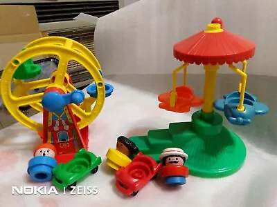 VINTAGE 1990s Little People FERRIS WHEEL MERRY GO 'ROUND Toys LOT Kids • $34.99