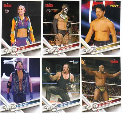 2017 Topps WWE Wrestling - Base Set Cards - Pick From Card #'s 1-100 • $0.99