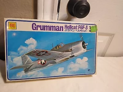 Otaki 1 48 Grumman Hellcat F6F-3 Model Airplane Kit New Sealed  • $7.50