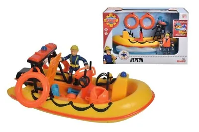 Simba 109252571 - Fireman Sam - Neptune Boat With Figure - New • $37.30