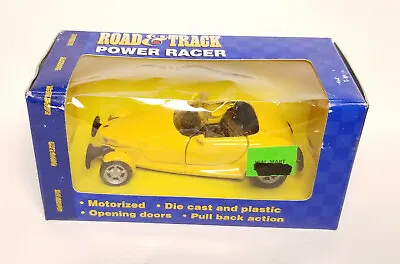 Maisto Road & Track Power Racer Plymouth Prowler Yellow 1/38 • $12