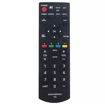 N2QAYB000221 Replace Remote For Panasonic TV TH-42PX80U TH-42PZ80U TH-46PZ80U • $9.44