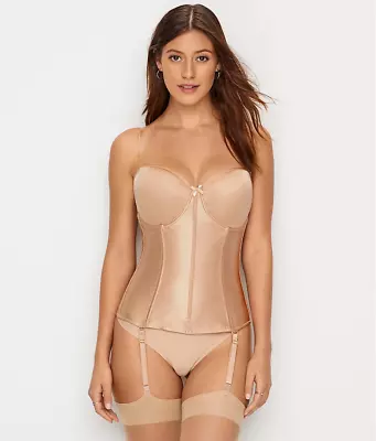 Va Bien NUDE Longline Convertible Bustier US 34D UK 34D • $30