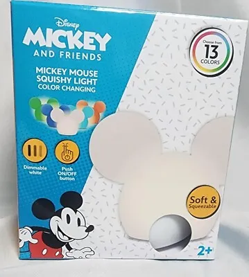 Disney Mickey & Friends Mickey Mouse Squishy Light Color Changing Lamp • $22.99