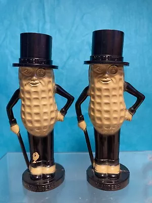 Vintage Pyro Planters Mr Peanut Plastic Salt & Pepper Shaker Set Made In USA 4  • $11.70