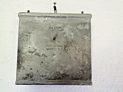 Western Electric 268A / 10 UF Audio Capacitor Needs Repair ! • $195