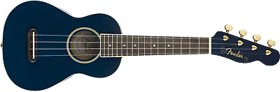 $99.99 • Buy Fender Grace Vanderwaal Moonlight Soprano Size Dark Blue Finish Acoustic Ukulele