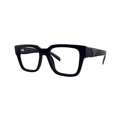 Prada  PR 08ZV Black Eyeglasses Frames 52mm 18mm 140mm - 1AB-1O1 • $130
