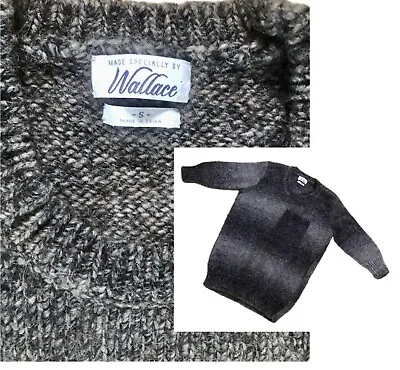 Alpaca Wool MADEWELL WALLACE Gradient Brown & Gray 3/4 Sleeve Sweater Sz S-M • $11.95