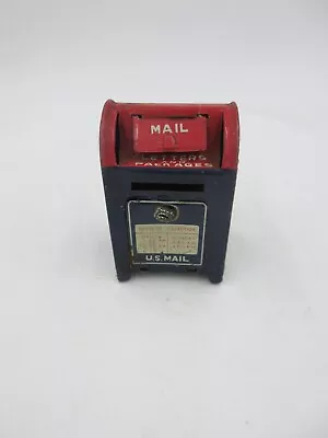 Vintage MAIL BOX BANK US Post Postal Post Office Tin Toy Japan • $24.99