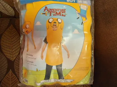 $17.99 • Buy Adventure Time Jake Kids Costume Boys Medium 8 ~ Halloween ~ NEW