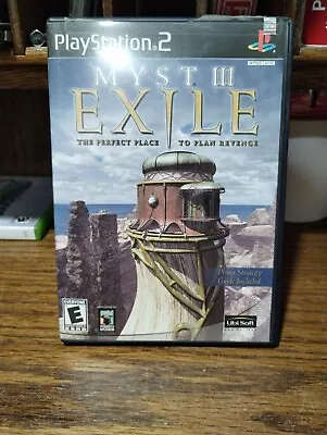 Myst III: Exile (Sony PlayStation 2 2002)Complete In Box • $5