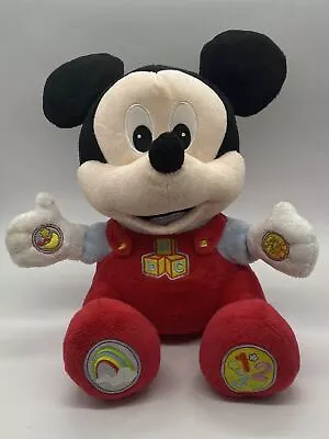 Clementoni Baby Mickey Mouse Interactive Singing Play & Learn Soft Toy  • £16.19