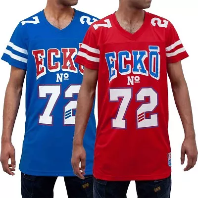 Ecko Mens Macabee Star American Football Jersey Tee Shirts Time Is G Money • $116.88