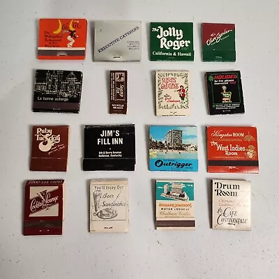 16 Vintage Matches Lot Matchbooks Old Holiday Inn Olive Garden And Others • $9.49