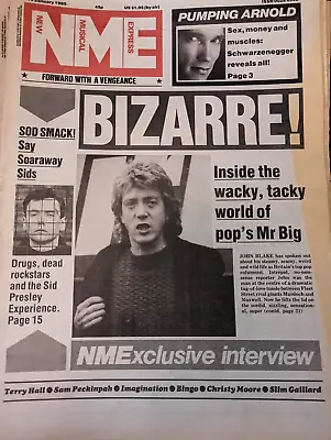 £5.99 • Buy NME Jan 1985Terry Hall Christy Moore Sid Presley Experienc Arnold Schwarzenegger
