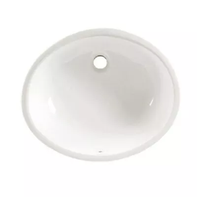 American Standard 496221.020 Ovalyn Ceramic Undermount Oval Bathroom Sink 19.6  • $36.27