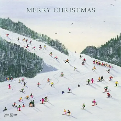 £2.54 • Buy Ski-Vining By Artist Judy Joel Ski Whizz Single Luxury Christmas & New Year Card
