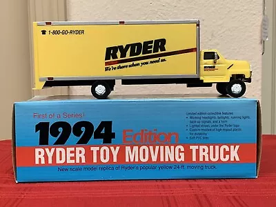 1994 NIB Vintage Ryder Toy Moving Truck Lights & Sound First In Series Rare LE • $49