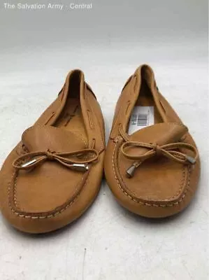 Mercanti Fiorentini Womens Brown Round Toe Slip On Moccasin Flats Size 8 • $9.99