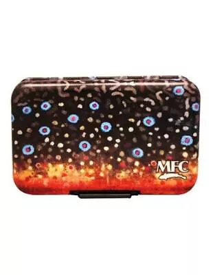 Montana Fly Company Mfc Sundell's Brook Trout Skin Poly Fly Box With Slit Foam • $28