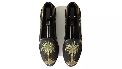 $199.99 • Buy NEW & SO CUTE! Women's $350 ZALO Canvas  PALMS  Slippers Loafers Shoes 7.5