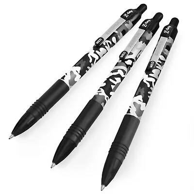 Zebra Z-Grip Smooth Ballpoint Pen - 1.0mm - Black Ink - Camo Barrel - Pack Of 3 • £3.69