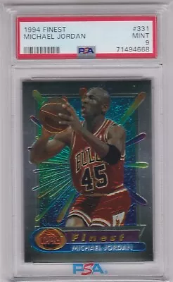 MICHAEL JORDAN 1994-95 Topps Finest PSA 9 MINT - BULLS • $129.99