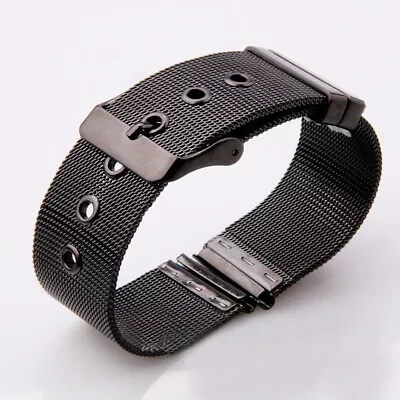 Stainless Steel Metal Watch Strap Belt Watch Band Bracelet 14/16/18/20/22/24mm • $5.73