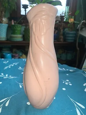 RARE Van Briggle Art Pottery Vase Flower Pink Dusty Rose MCM Lucile Larson Sign • $299.99