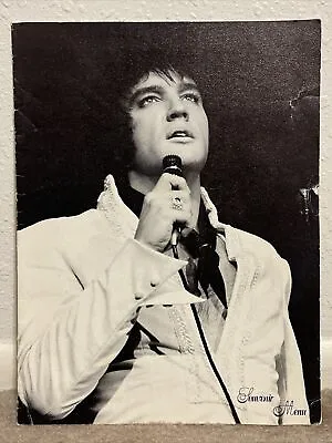 Elvis Presley 1970 Vegas Menu Summer Festival • $90