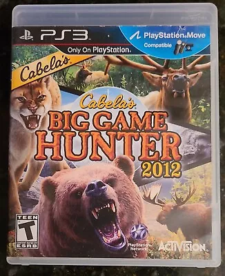 Cabela's Big Game Hunter 2012 PlayStation 3 PS3 With Manual • $9.95