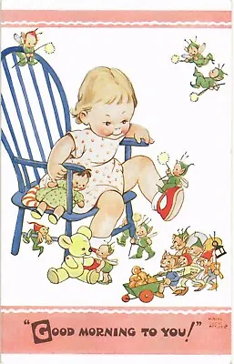 £12.50 • Buy Mabel Lucie Attwell. Good Morning To You # 1669 By Valentine's. Boo-Boos.