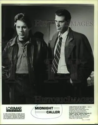 1989 Press Photo Gary Cole And Arthur Taxier Star In NBC-TV  Midnight Caller.  • £12.54