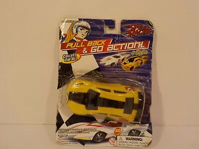 N A613 Rand Intl Speed Racer Pull Back & Go Action Car Racer X Yellow #9 • $6.99