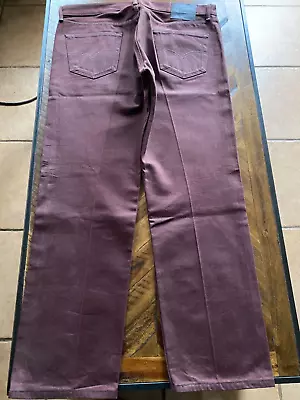 Levis 501xx Raw Denim. Burgundy. 38/32  • $25