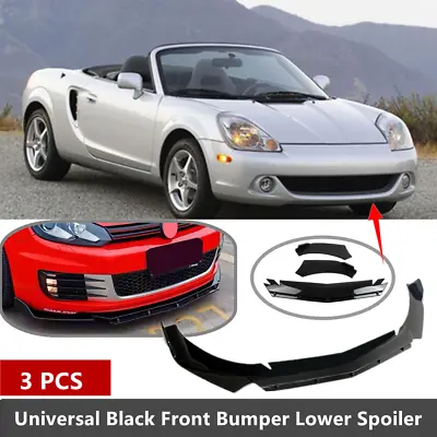 Add-on Universal Fit For 2000-2006 Toyota MR2 Front Bumper Splitter Lip Spoiler • $57.97