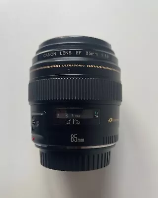 Canon EF 85mm F1.8 Ultrasonic Autofocus USM Prime Lens Canon EOS DSLR's • £215